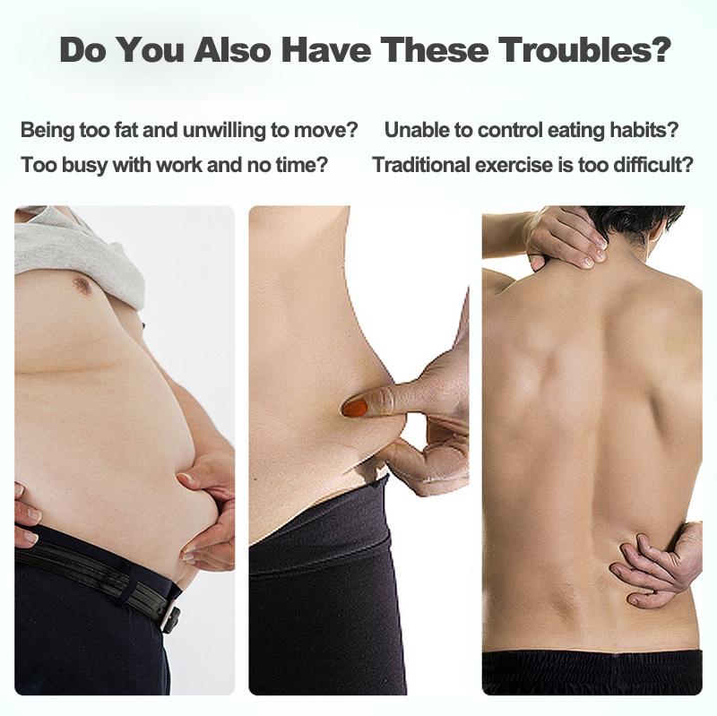 Waist Massager Usb Charging Electric Arm Hip Leg Trainer Weight Loss Shaping Fitness Massager Equipment Portable Shaper Belt