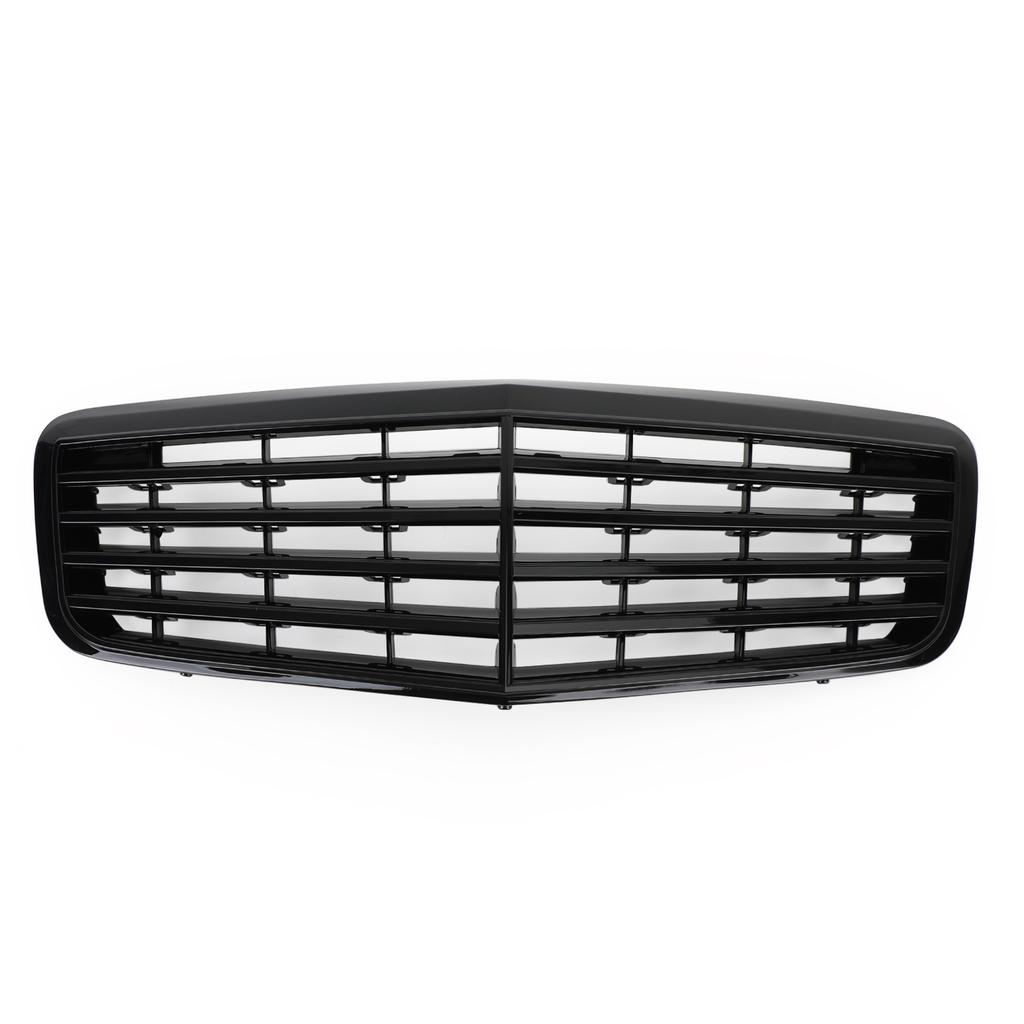 Front Bumper Grille Grill Fit Mercedes Benz W211 E350 500 07-09 Gloss Black