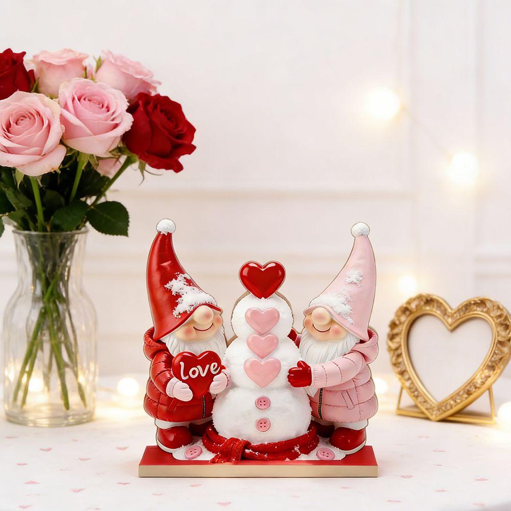 Cute Valentine's Day Elf Ornament 5D Valentine's Day Decoration  Desk Accessories