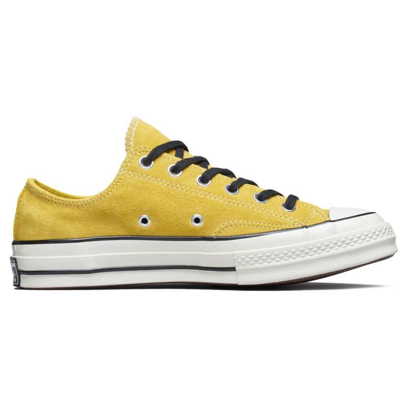 Converse Chuck Taylor All Star Rund Zehenspitze Schnürung Abriebfest Niedrig geschnitten Espadrilles Unisex Gelb