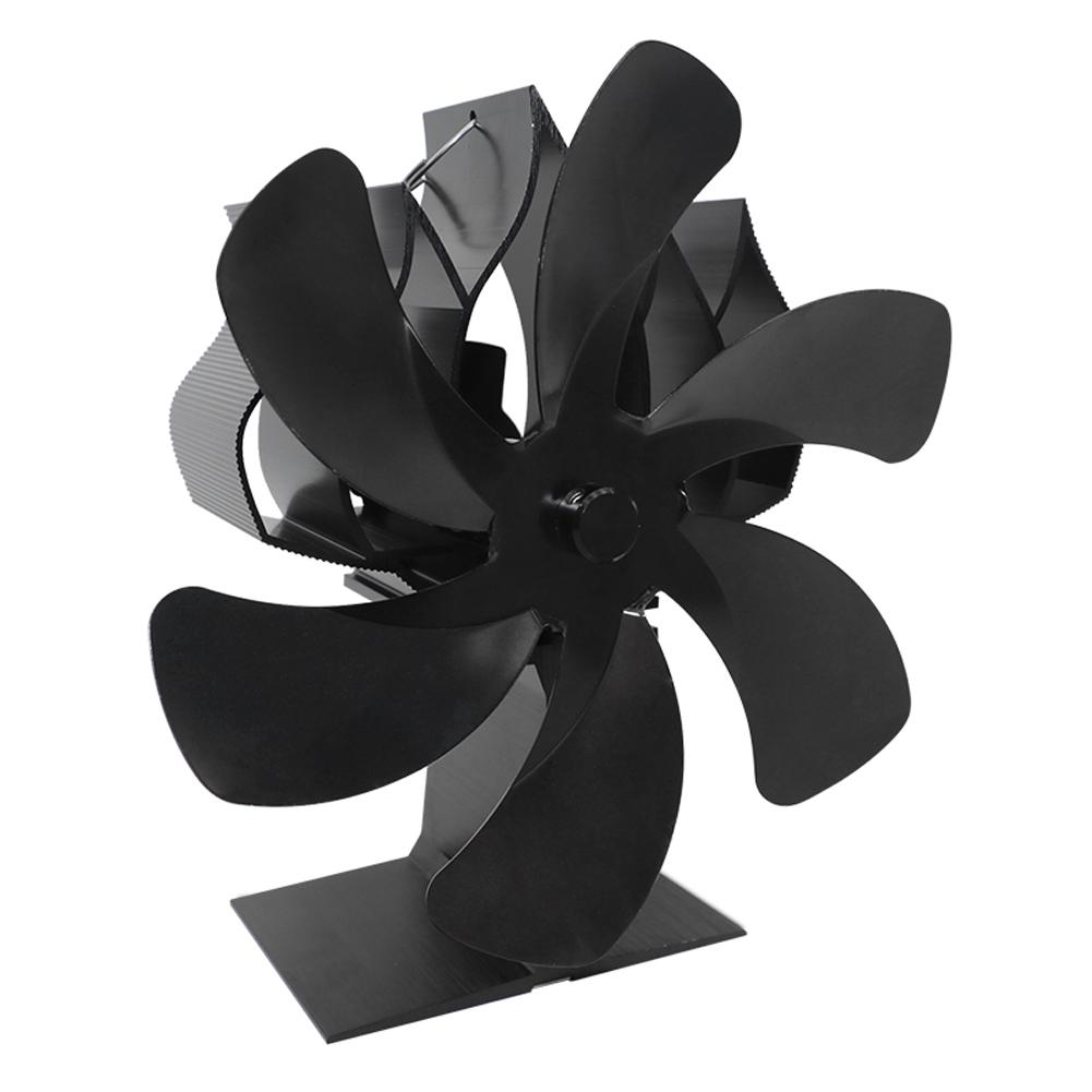 

Aluminum 6 Blade Fireplace Fan Portable Self Powered Stove Fan Efficient Heat Distribution Whisper Quiet Performance China Mainland