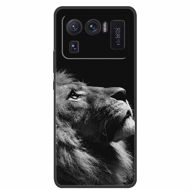 For Xiaomi Mi 11 Ultra Case 6.81 Shockproof Soft silicone TPU Back Cover Cases For Xiaomi11 Ultra Phone fundas Mi11 Ultra Cute
