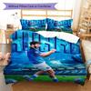SSC Napoli  Pattern Bedding Quilt Set Quilt Cover Pillowcase Home Decoration Birthday Gift (1 * Duvet Cover + 2 * Pillowcase, Without Core)