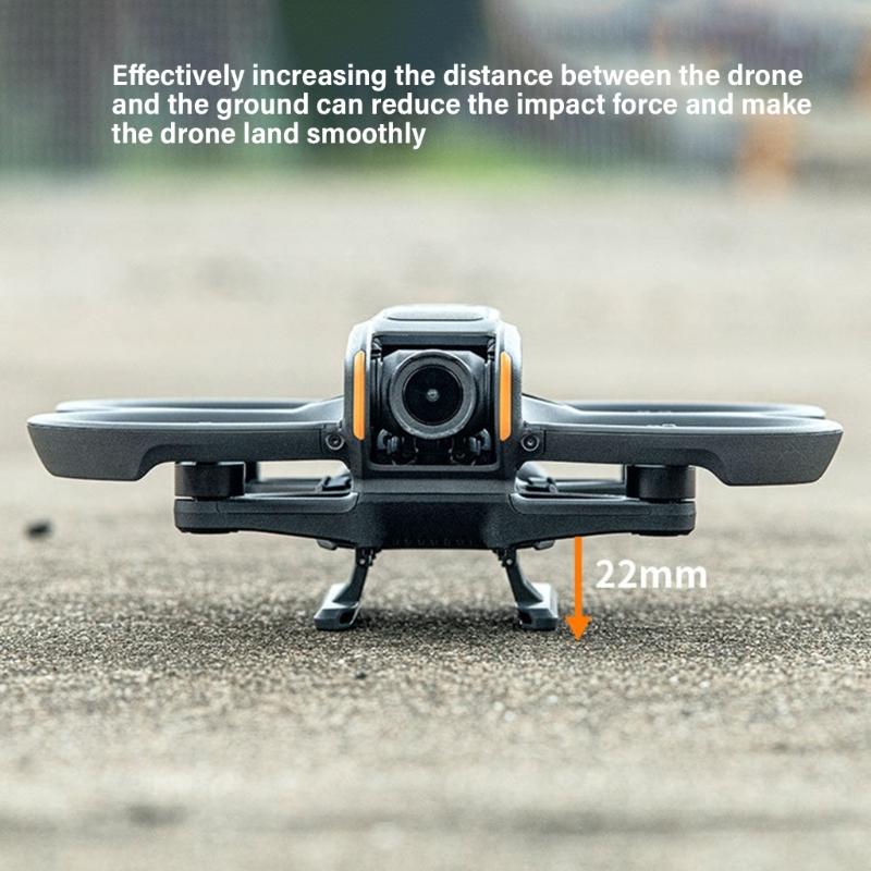 Folding Landing Gear Enhancing Aerial Photography for Avata 2 Unmanned Aerial Vehicle Shockproof Extender Height Support