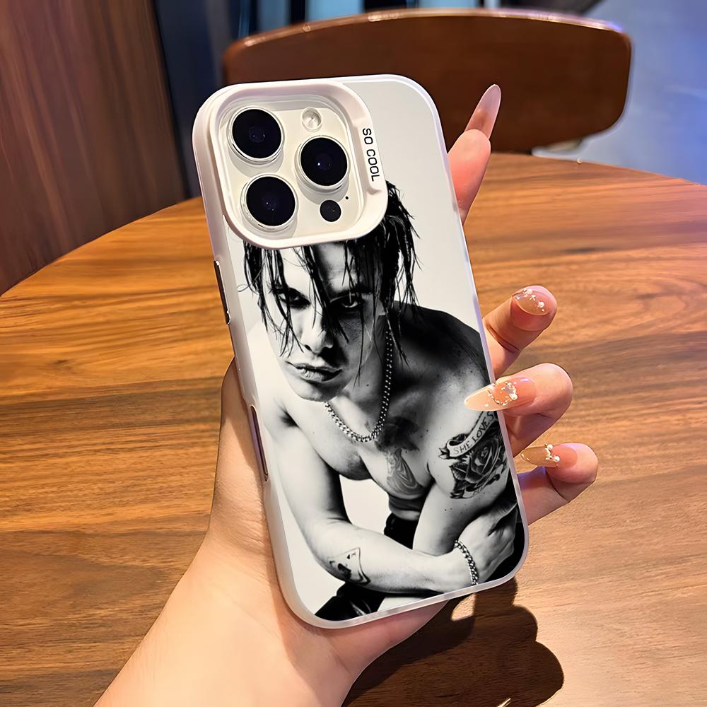 Y-Yungblud Hot Singer Phone Case For IPhone 17 Air 16 15 14 Plus 13 12 11 Pro 7 8 XS Max XR Silver White Bumper Case