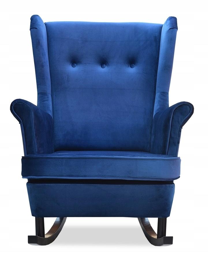 ARI Rocking Chair, Scandinavian, Family Meble, Blue, Navy Blue