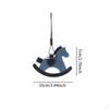 Bag Hanging Ornament Hand Embellishmenst Multifunction Cute PU Leather Pony Adornment Keychain