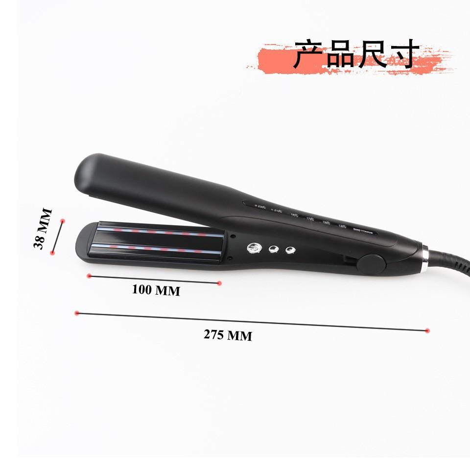 High Quality Infrared Hair Care Splint Massage Does Not Hurt Hair Straightener Barbershop Special Straight Curl Dual-use