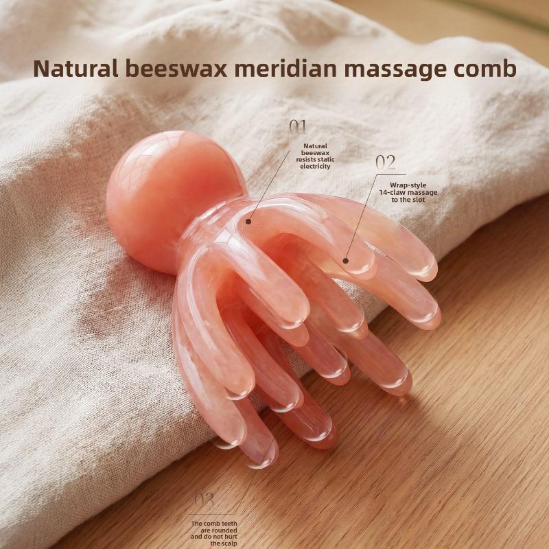 Octopus Massage Comb - Head Massage Comb, Meridian Comb, Wide-tooth Comb, Octopus Comb, Hair Washing Brush, Portable Massage Head Comb