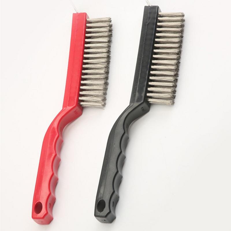 Portable Grill Cleaner Brush Multifunctional BBQ Grill Steel Wire Brush Cleaning Tools Grills Picnics Barbecue Cleaning Tool