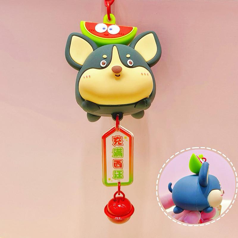 Colorful Playful And Resin Keychain Featuring Endearing Fruit Animals Ideal For Unique Gifts