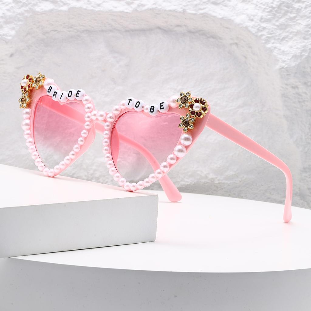 1pc New Cross-border Framed with Letters Glasses Personality Holiday Atmosphere Photo Modeling Trend WOMEN'S GLASSES