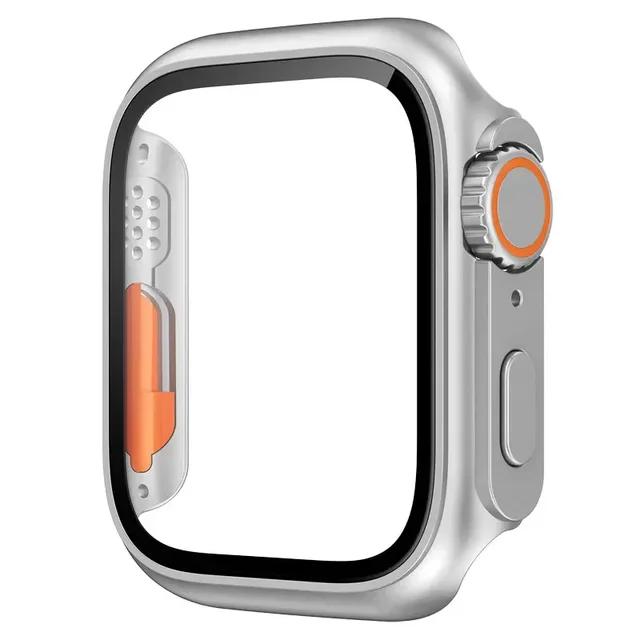 Gehärtetes Glas+Hülle Für Apple Watch 11 10 46mm 42mm Ultra 3 49mm Displayschutzhülle iWatch 9 8 7 6 5 SE 45mm 41mm 44mm Schale