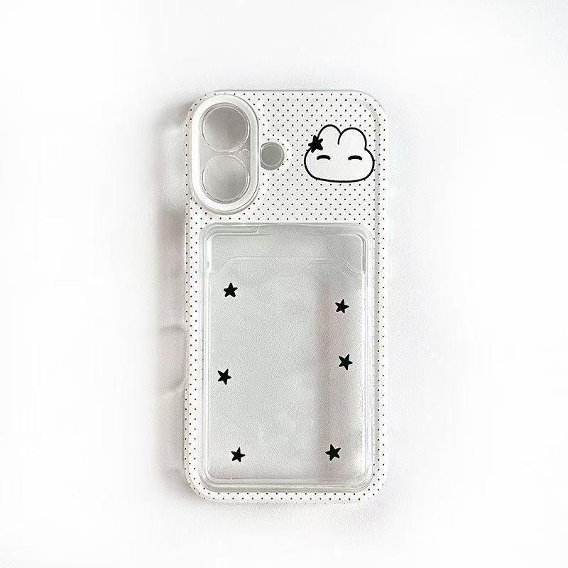 

Little Rabbit Card Holder for iPhone 17/16/15 Pro Max and 14/13/12/11, Precise Fit. Apple 17 Air