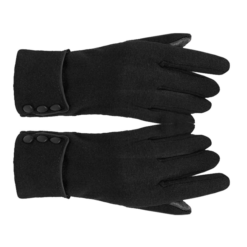 1 Pair of Winter Gloves Thermal Gloves Outdoor Warm Mittens Warm Touch Screen Gloves Full Finger Mittens Windproof Cold