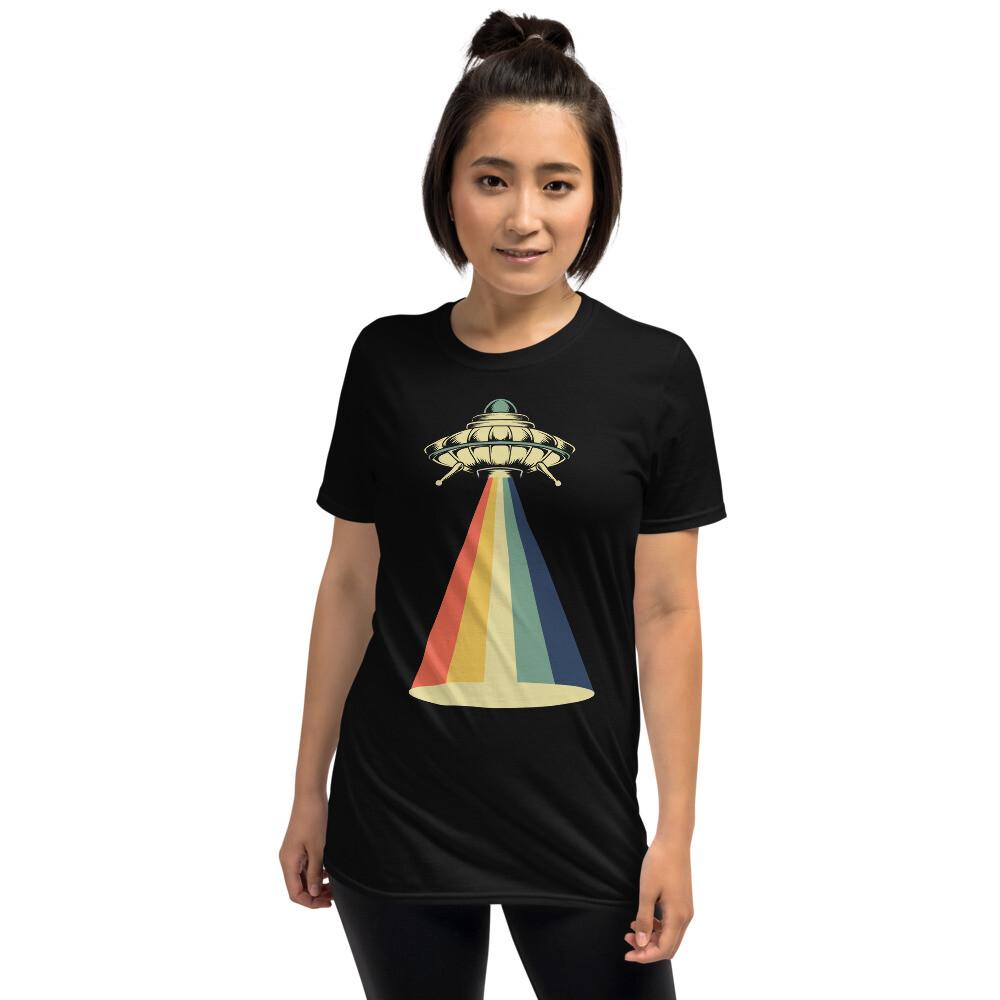 Retro Vintage 1970 1960 UFO Alien Space Conspiracy TShirt Unisex T-Shirt S