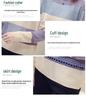 Women's Color Block Knitted Pullover: Spring & Autumn Loose Striped Long Sleeve Sweater with Hollow Thin Cardigan Design