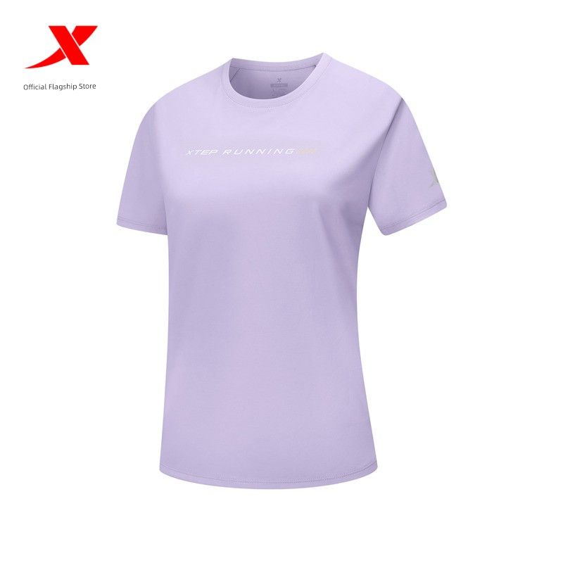 

Женская быстросохнущая спортивная футболка Tebu с круглым вырезом и коротким рукавом IRIS PURPLE M(/165)