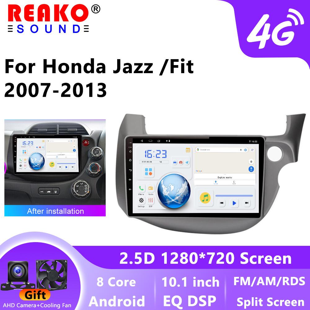 

Автомобильное радио REAKOSOUND 2 din Android для HONDA FIT 2007-2013, мультимедийный видеоплеер, GPS-навигация, RDS 4G, головное устройство Carplay 4+64+AHD+FAN