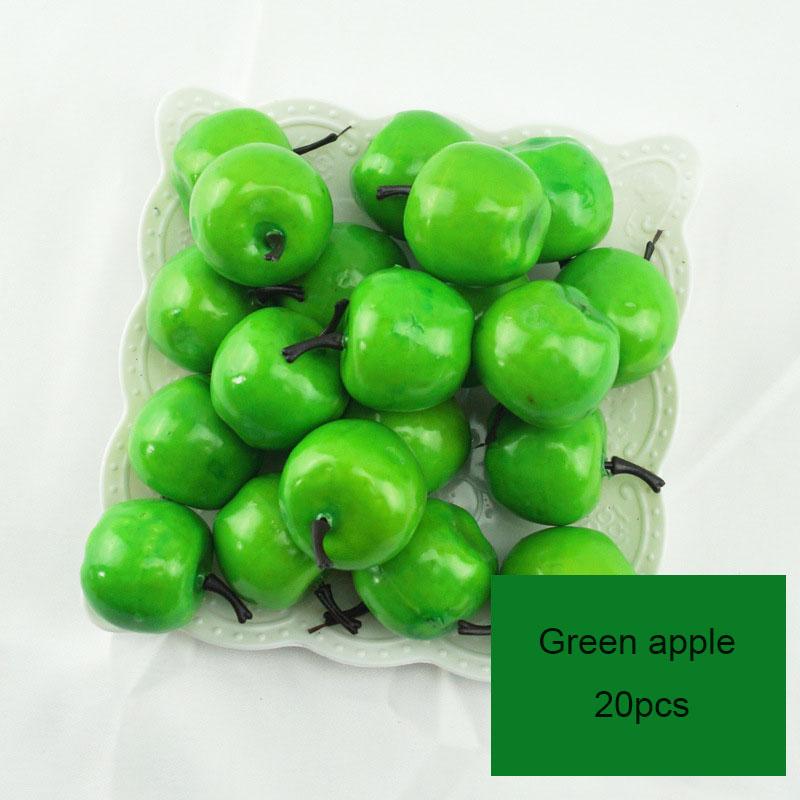 20pcs/Lot Simulation Mini Mini Fruit Model Home Furnishing Holiday Party Photo Props DIY Handmade Decoration Apple Strawberry