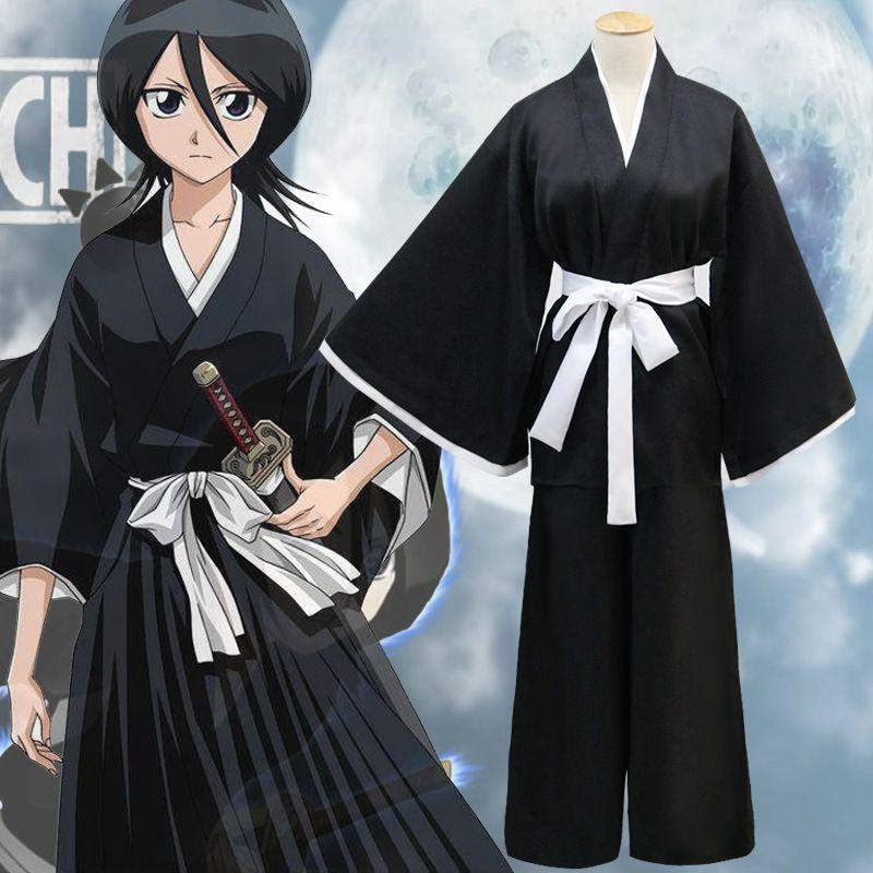 Hochwertiges Bleach Kurosaki Ichigo Cosplay-Kostüm mit zeitlosem Umhang-Design