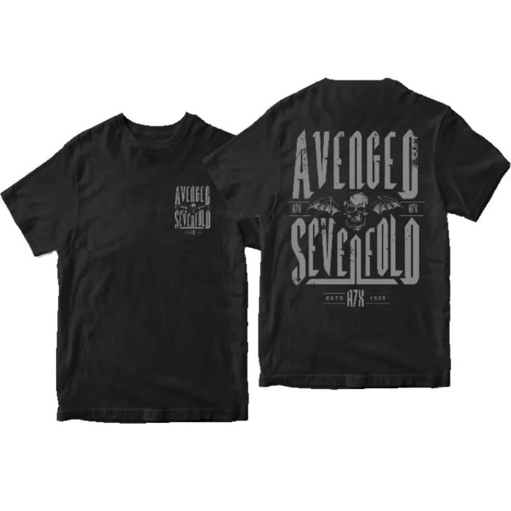 Avenged SEVENFOLD Estd 1999 Band T-Shirt A7X Metal Band T-Shirt Men's and Women's Casual Comfort Printed T-Shirt