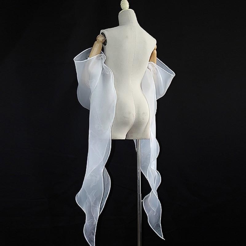 Elegant Bridal Sleeves Sheer Floating Ribbon Sleeves Arm Coverage Wedding Accessory For Bride Comfortable To Wear