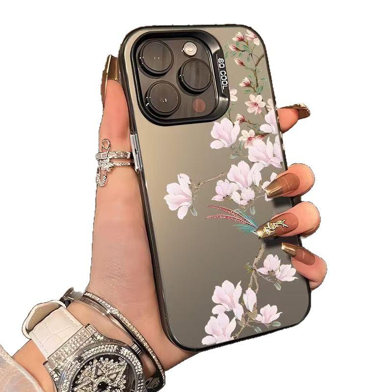Floral Birds iPhone 17 Promax Case: Japanese & Korean Style for iPhone 16/15/14/13
