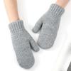 Novas luvas de inverno com veludo e acolchoamento extra para ciclismo, que mantêm os braços aquecidos e protegidos do frio. Luvas de lã tricotada.