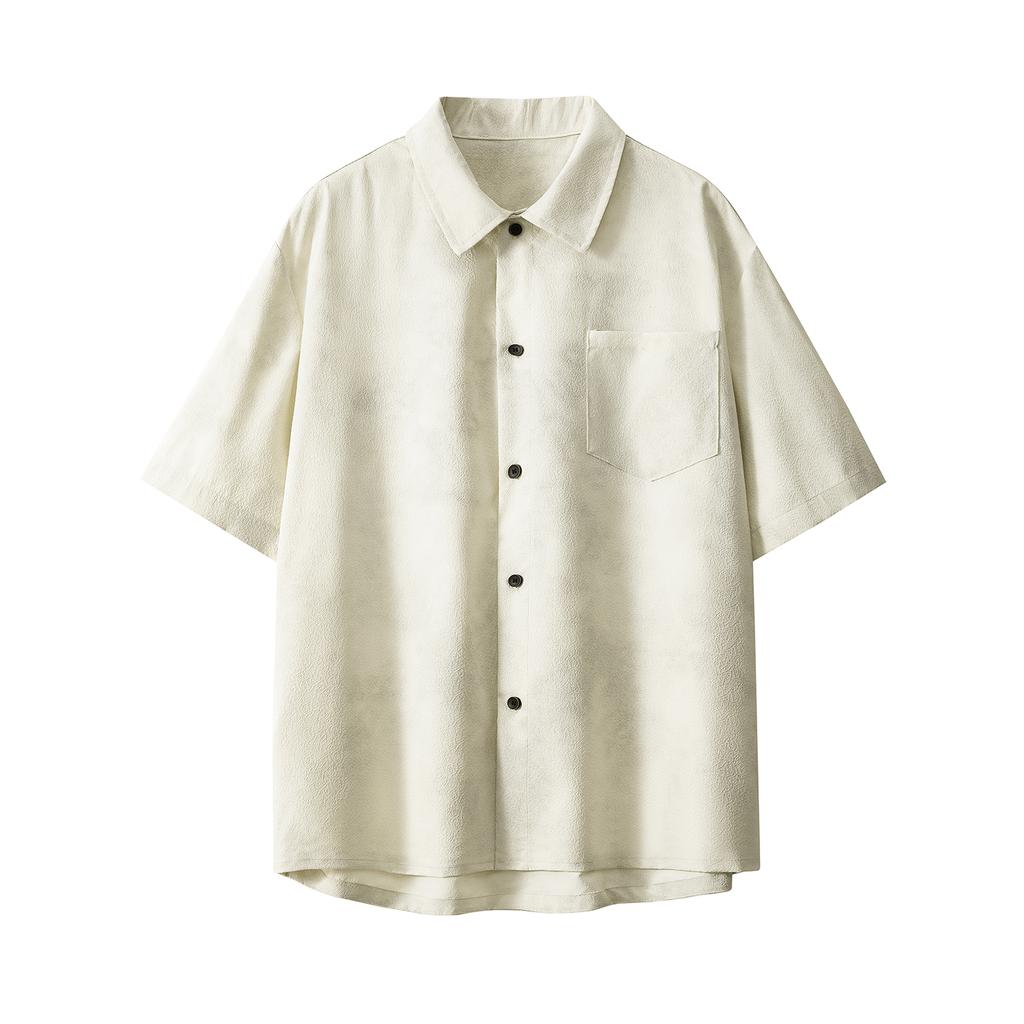 Men's Summer Short Sleeved Shirt, Summer Loose T-shirt, Men's T-shirt, Ice Silk T-shirt