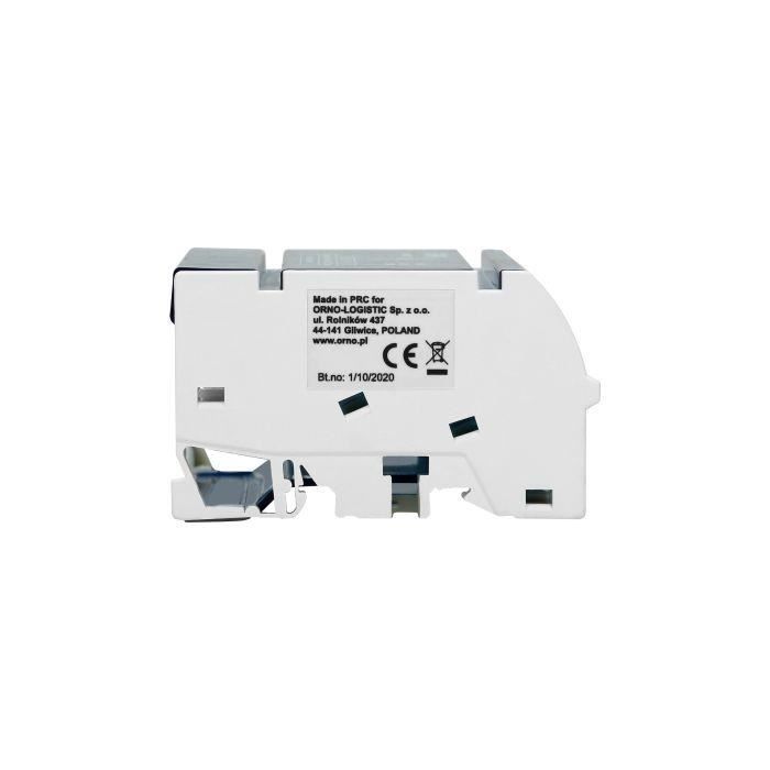 Répartiteur - orno - lz-8202/15 - 4 rangées - 15 fils - rail din