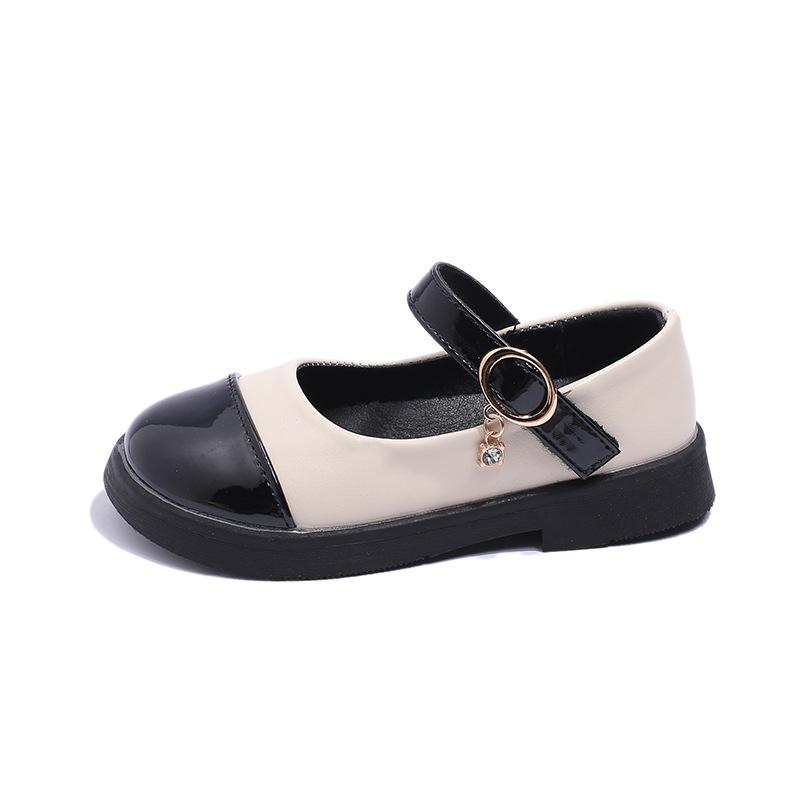 

Children Leather Shoes Girl Comfortable Black Flats Kid s Campus Beige School Shoes Casual Shoes Kids Size 23 To 36 36