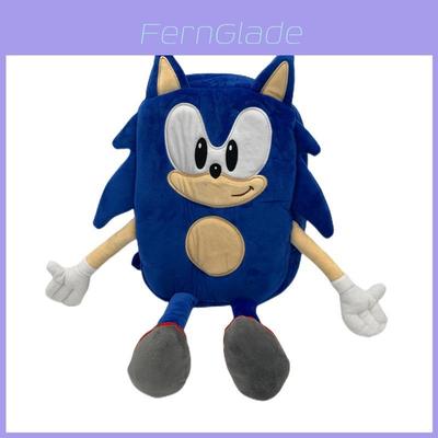 Sonic The Hedgehog Plush Toy Backpack For Kids Soft And Colorful Schoolbag For Boys And Girls