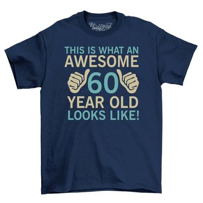 Impresionante Camiseta de Cumpleaños 60 para Adultos de 60 Años Unisex s Top Idea 2023