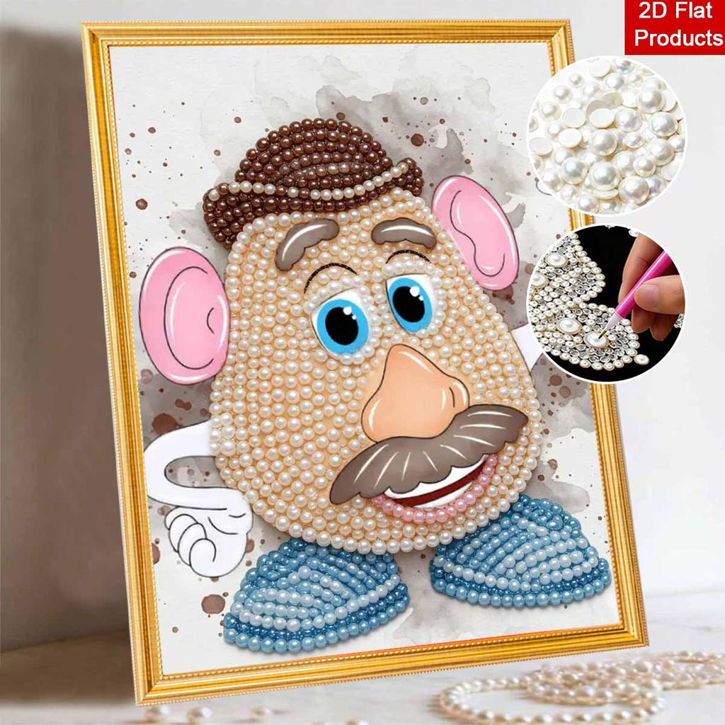 Disney DIY Pearl Art Painting Toy Story Mr. Potato Home Wall Decoration Pearl Gemstone Painting Pictures Crafts Home Decoration