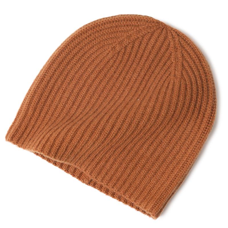 Pure Cashmere Women Winter Hats Custom Designer Logo Luxury Fashion Warm Knitted Rib Ny Beanie Caps