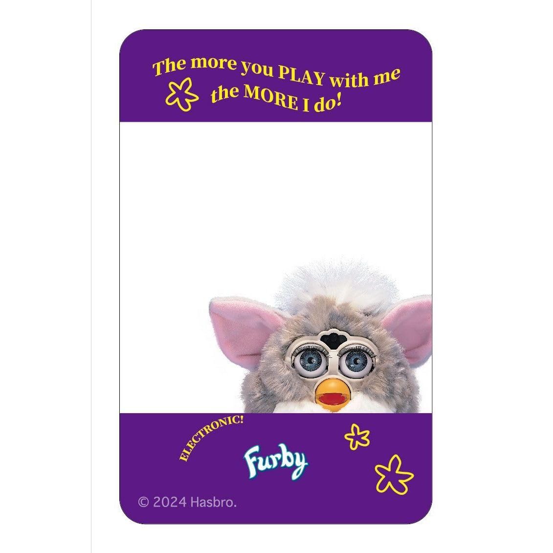 

Furby Magical Department Store Clear Card 5