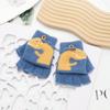 Kids' Winter Fingerless Flip-Top Writing Gloves – Warm Half-Finger Gloves for Boys & Girls