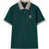 Polo Shirt Men's Green M22O2007-