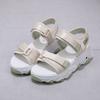 Summer Casual Womens Open Toe Sandals With Breathable Pu Upper For Beach And Daily Wear