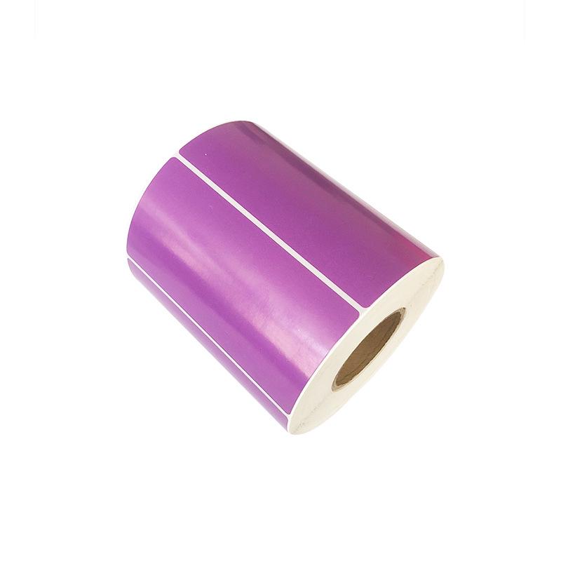 Colored Self-Adhesive Paper Stickers - Red, Yellow, Blue, Green for Barcode Printing
