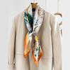 88*88cm Silk Scarf Women 100% Pure Mulberry Big Square Twill Scarf Lightweight Summer Shawl Elegant Neck Wrap Gift