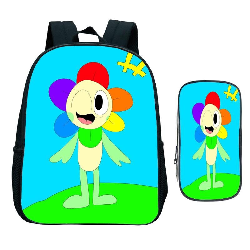 2 szt. Plecak przedszkolny Dandy's World Plecak szkolny z kreskówką dla dzieci do przedszkola dla małych dzieci, artykuły szkolne, torby dla niemowląt