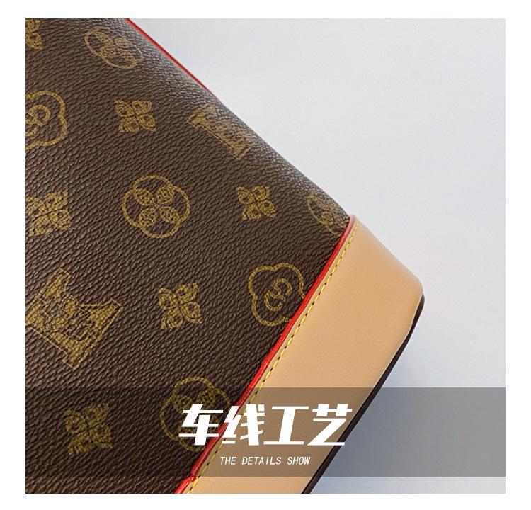 2025 Vintage Print Bucket Bag: Luxury Large Capacity Crossbody & Shoulder Handbag for Women