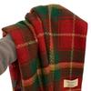 New gift christmas red scarf winter plaid scarf women's imitation cashmere versatile knitted shawl women