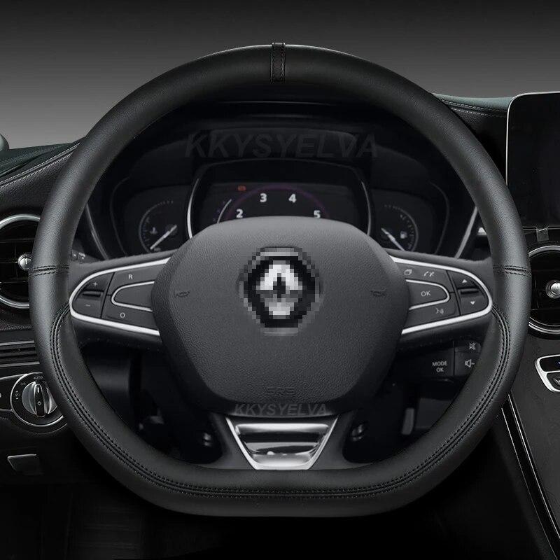 Car Steering Wheel Cover For Scenic Clio Laguna 2 3 4 5 Kangoo Fluence Megane Trafic Talisman Twingo Kaptur Accessories
