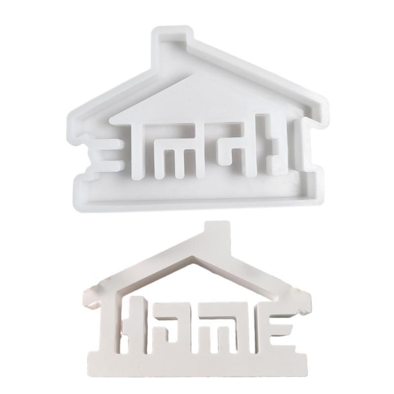 Charming House Shaped Silicone Mold Multi Purpose Silicone House Ornament Mould for Art Students and Craft Lovers 1