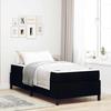 Box Spring Bed Black 90 x 200 cm Fabric