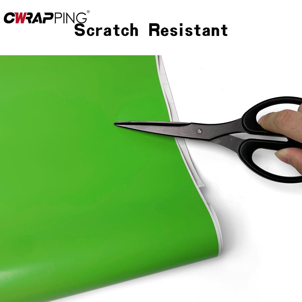 Matte Vinyl Customization Film Sticker Matte Apple Green Self-Adhesive Waterproof Vinyl Wrap Film for Car Tuning Accessories