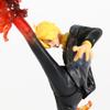 One Piece Blackfoot Flame Sanji Kick Children Gift Figure Ornament Collection Models